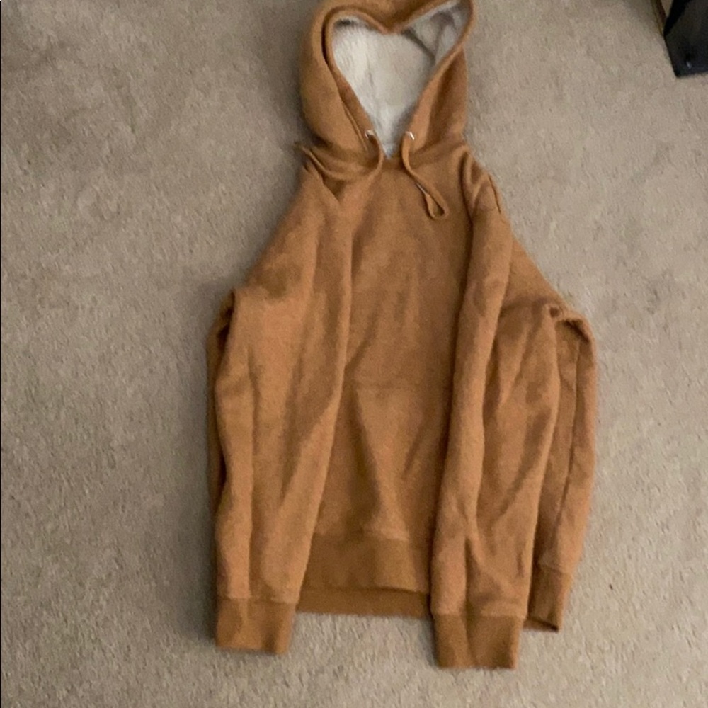 tan hoodie h&m